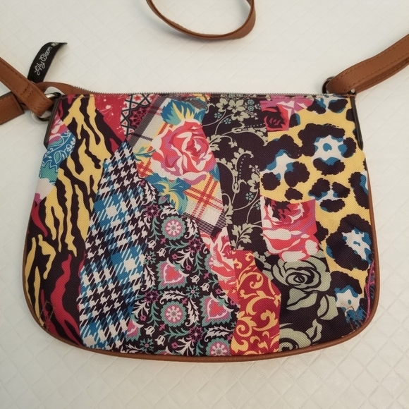 Lily Bloom Crossbody Bag Multi Colored 8.5 X 6.5 - Picture 8 of 8